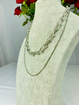 U Chain Two Layers Necklace