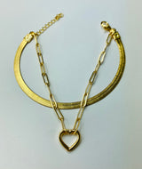 Designer Heart Bracelet